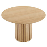 Senja Oak 47" Round Dining Table - Ornate Home