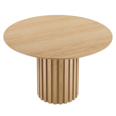 Senja Oak 47" Round Dining Table - Ornate Home