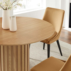 Senja Oak 47" Round Dining Table - Ornate Home