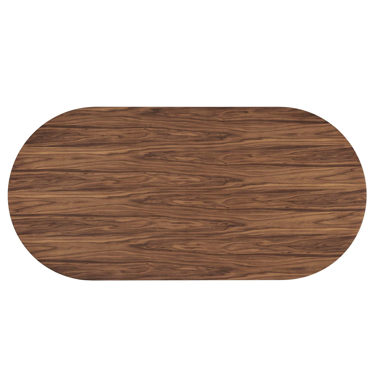 Senja Walnut 95" Oval Dining Table - Ornate Home