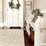 Senneterre Bleached Jute Rug - Ornate Home