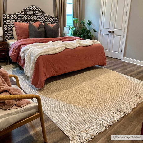 Senneterre Bleached Jute Rug - Ornate Home