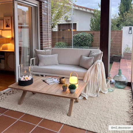 Senneterre Bleached Jute Rug - Ornate Home