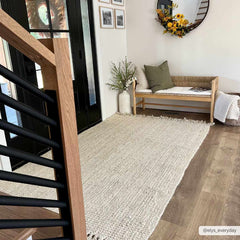 Senneterre Bleached Jute Rug - Ornate Home