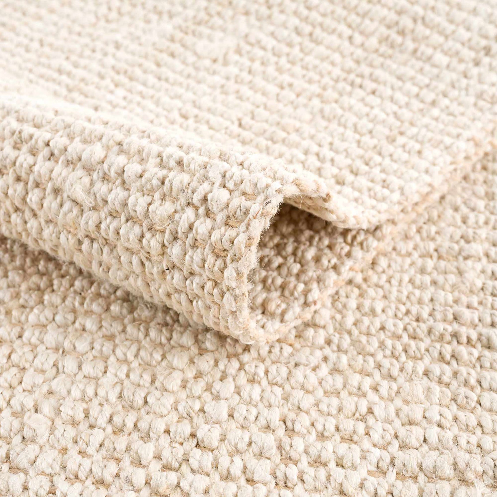 Senneterre Bleached Jute Rug - Ornate Home