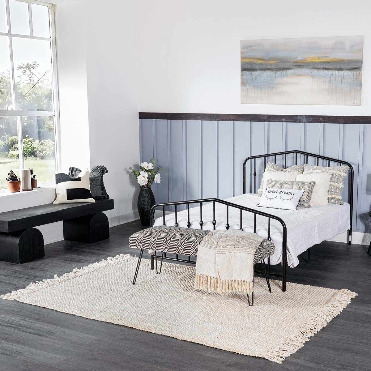 Senneterre Bleached Jute Rug - Ornate Home