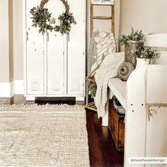 Senneterre Bleached Jute Rug - Ornate Home