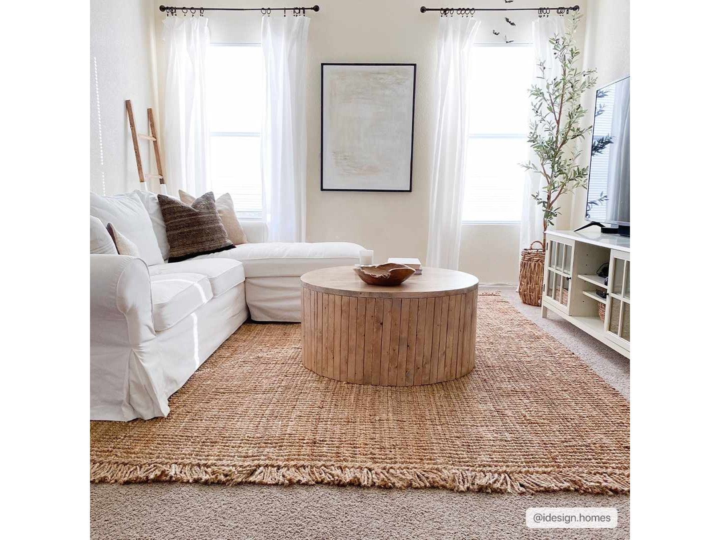 Senneterre Natural Jute Rug - Ornate Home