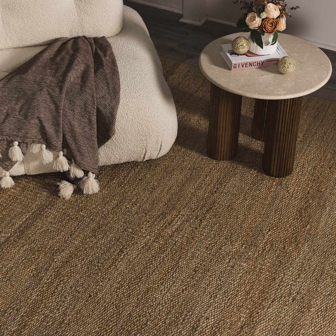 Senneterre Natural Jute Rug - Ornate Home