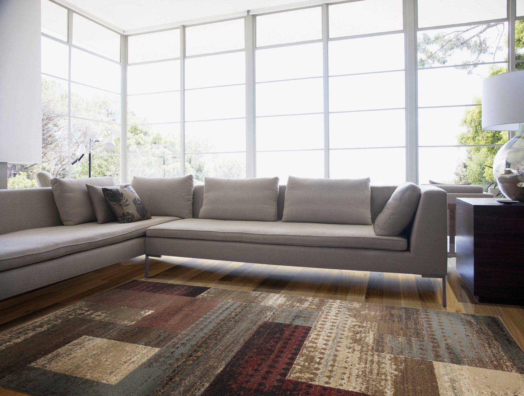 Sentinel Riley Geometric Rug - Ornate Home