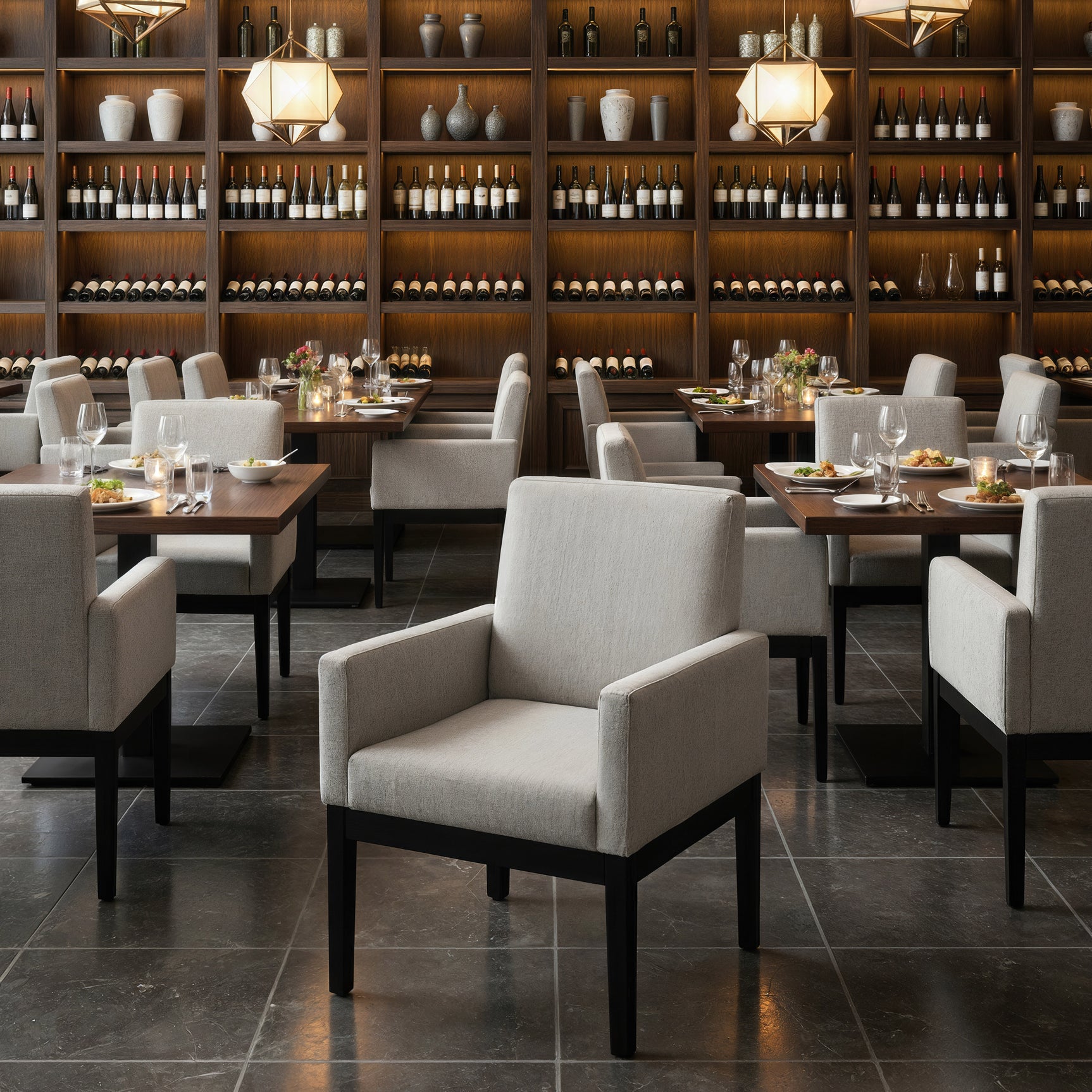 Senzil Gray Dining Chair - Ornate Home