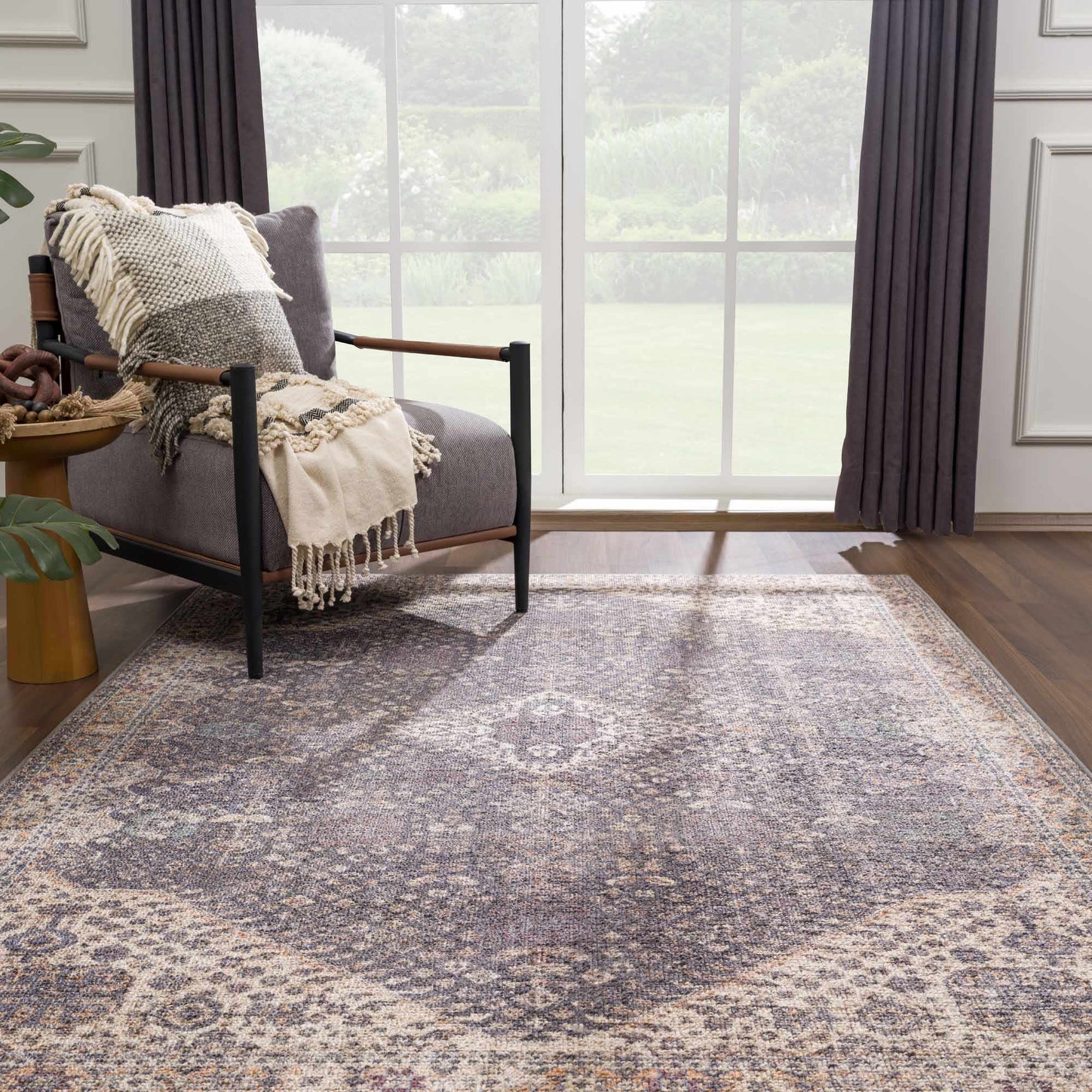 Seok Washable Area Rug - Ornate Home