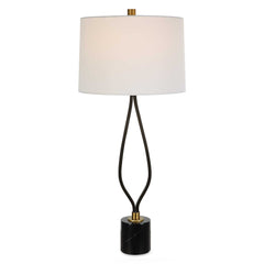 Separate Paths Black Iron Table Lamp - Ornate Home