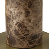 Sepia Brown Marble Buffet Lamp - Ornate Home