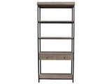 Sequoia Grey Oak 2-Drawered Shelf Unit - Ornate Home