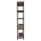 Sequoia Grey Oak 2-Drawered Shelf Unit - Ornate Home