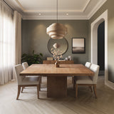 Sequoia Natural Oak 60 Square Dining Table w/ 4 Chairs - Ornate Home