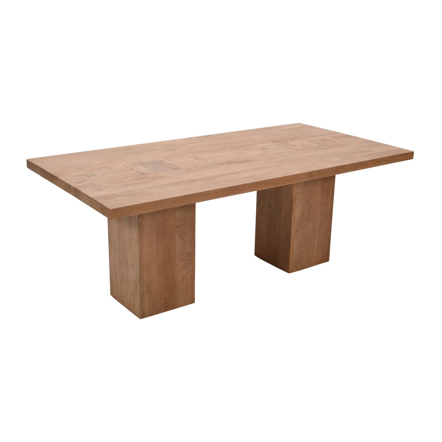 Sequoia Natural Oak Dining Table w/ 6 Chairs - Ornate Home