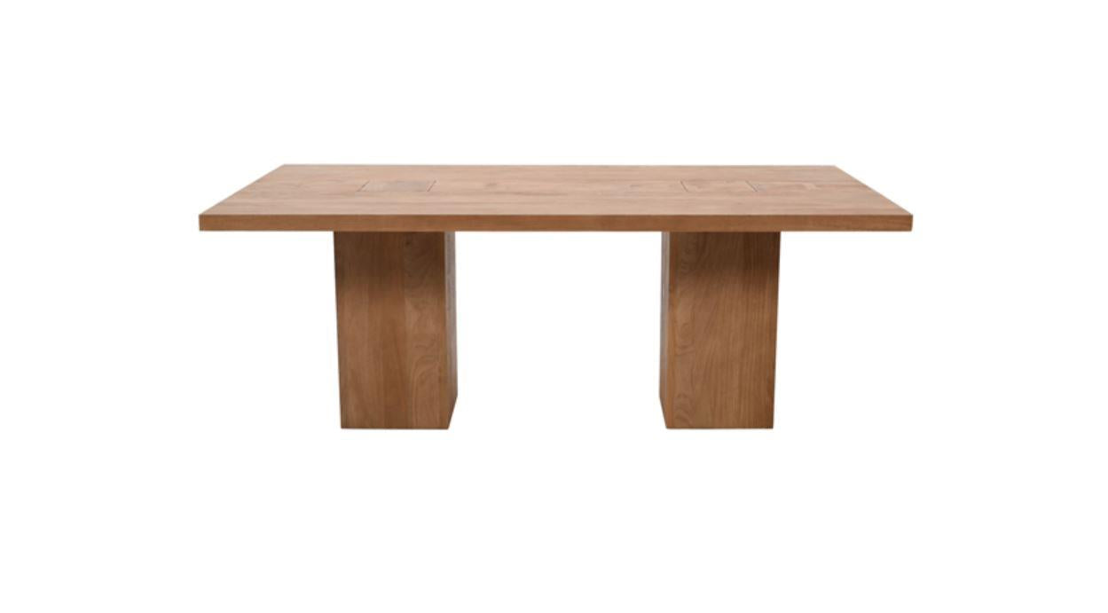 Sequoia Natural Oak Dining Table w/ 6 Chairs - Ornate Home