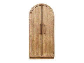 Serafina Tan Tall-Cabinet - Ornate Home