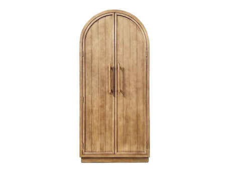 Serafina Tan Tall-Cabinet - Ornate Home