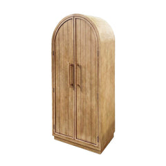 Serafina Tan Tall-Cabinet - Ornate Home