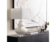 Serafina White Table Lamp - Ornate Home