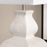 Serafina White Table Lamp - Ornate Home
