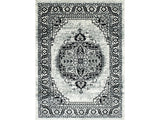 Serang Gray/Black 5' X 7' Area Rug - Ornate Home