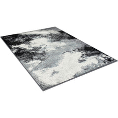 Serang Gray/Black 5'X7' Area Rug - Ornate Home