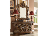 Seraphine Antique Gold & Perfect Brown Console Table  / HD-8018 - Ornate Home