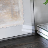 Serena 1 Gold/White Wall Art