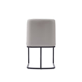 Serena 8 Piece Dining Set in Light Grey - Ornate Home