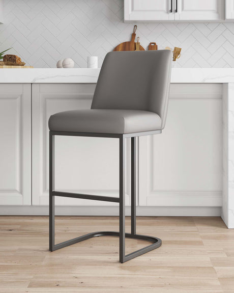 Serena Barstool in Grey - Ornate Home