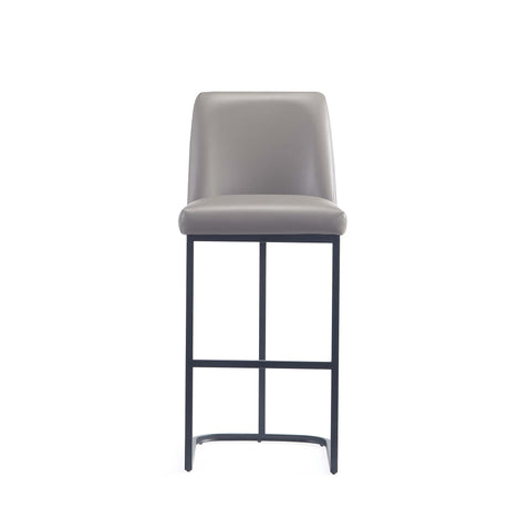 Serena Barstool in Grey (set of 2) - Ornate Home