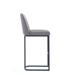 Serena Barstool in Grey (set of 2) - Ornate Home