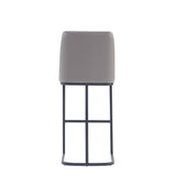 Serena Barstool in Grey (set of 2) - Ornate Home