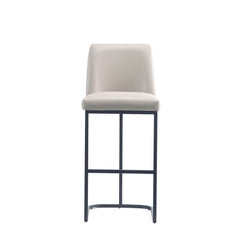 Serena Barstool in Light Grey (set of 3) - Ornate Home