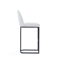 Serena Barstool in White (set of 2) - Ornate Home