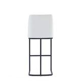 Serena Barstool in White (set of 2) - Ornate Home