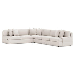 Serena Beige Sectional - Ornate Home