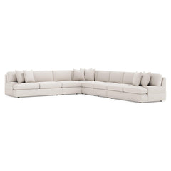 Serena Beige Sectional - Ornate Home