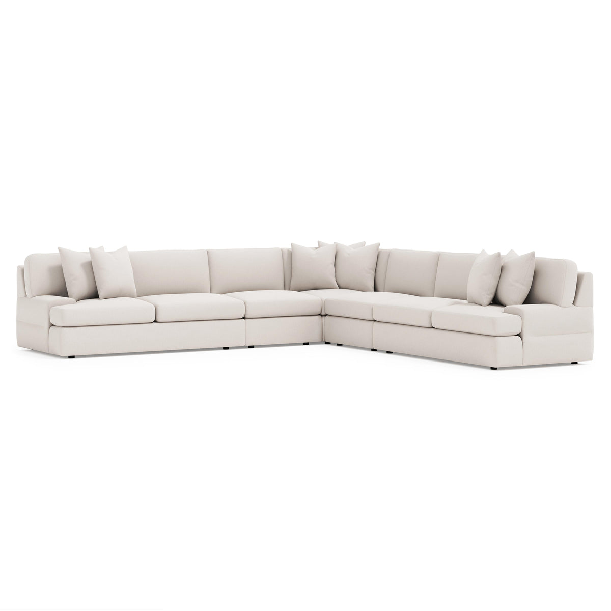 Serena Beige Sectional - Ornate Home