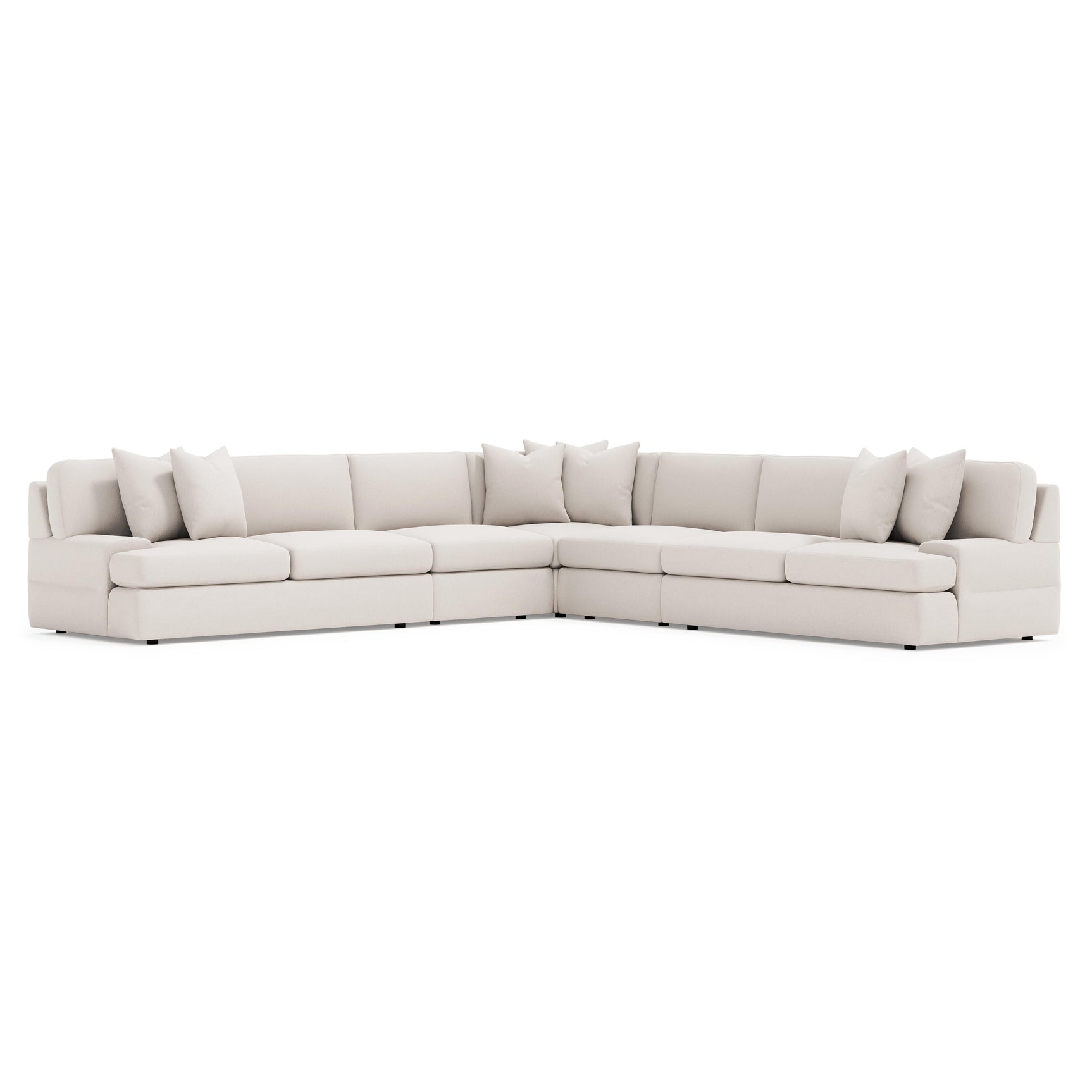 Serena Beige Sectional - Ornate Home