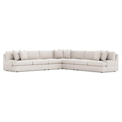 Serena Beige Sectional - Ornate Home