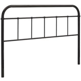 Serena Brown Full Steel Headboard - Ornate Home