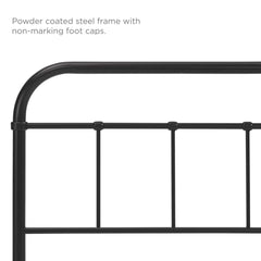 Serena Brown King Steel Headboard - Ornate Home