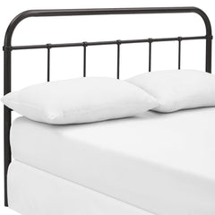 Serena Brown Queen Steel Headboard - Ornate Home