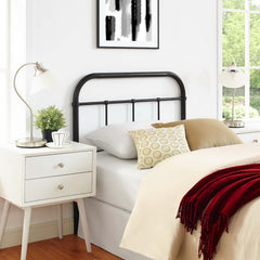 Serena Brown Twin Steel Headboard - Ornate Home