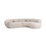 Serena Buttercream 2-Piece Sectional